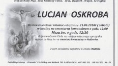 Zmarł Lucjan Oskroba. Żył 68 lat.