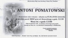 Zmarł Antoni Poniatowski. Żył 69 lat.