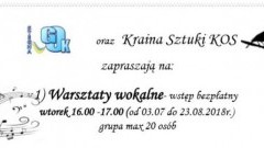 Zapraszamy na wakacyjne warsztaty w Stegnie!