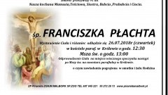 Zmarła Franciszka Płachta. Żyła 91 lat.