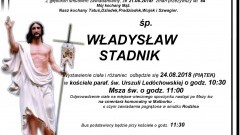 Zmarł Władysław Stadnik. Żył 88 lat.