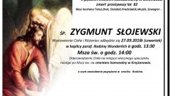 Zmarł Zygmunt Słojewski. Żył 85 lat.