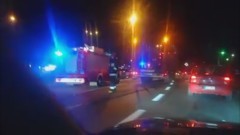 Niebezpieczny manewr zmiany pasa ruchu na Alei Rodła w Malborku - kierowca ukarany mandatem.