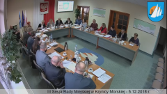 III Sesja Rady Miejskiej w Krynicy Morskiej. Zobacz na żywo