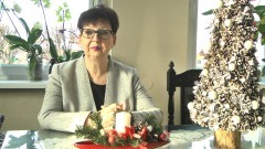 Ewa Dąbska, Wójt Gminy Stegna składa życzenia świąteczno – noworoczne
