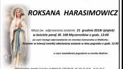 Zmarła Roksana Harasimowicz. Żyła 43 lata.