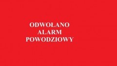 Odwołanie alarmu powodziowego dla gmin powiatu nowodworskiego