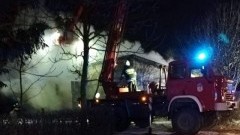 Pożary w Lubieszewie i Groszkowie - raport nowodworskich służb mundurowych