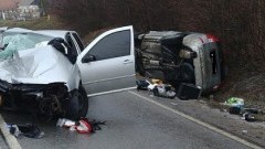 Wypadek śmiertelny na DK7. Policja kieruje ruchem.