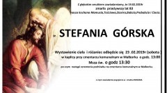 Zmarła Stefania Górska. Żyła 83 lata.