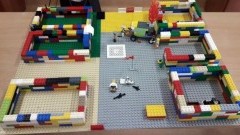 Sztutowo: Akcja pod Arsenałem przedstawiona za pomocą klocków Lego.