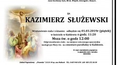 Zmarł Kazimierz Służewski. Żył 57 lat.