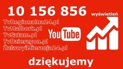 10 milionów wyświetleń na YouTube. Dziękujemy, że jesteście z nami. 