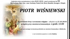 Zmarł Piotr Wiśniewski. Żył 54 lata.