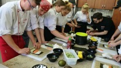 Warsztaty sushi w Zespole Szkół nr 2 w Nowym Dworze Gdańskim
