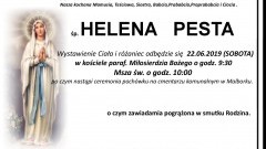 Zmarła Helena Pesta. Żyła 94 lata.