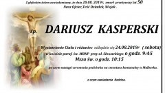 Zmarł Dariusz Kasperski. Żył 50 lat.