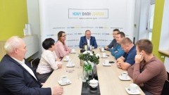 Delegacja z miasta partnerskiego Sarny w Nowym Dworze Gdańskim