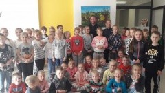 Spotkanie policjantów z dziećmi w Lubieszewie