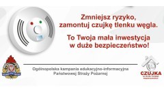 Bądź czujny - zabezpiecz się przed czadem. Trwa ogólnopolska akcja informacyjna. 