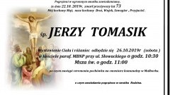 Zmarł Jerzy Tomasik. Żył 73 lata