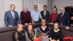 Pani Eleonora Dawidowicz obchodzi jubileusz 90.urodzin