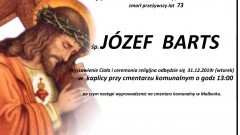 Zmarł Józef Barts. Żył 73 lata.