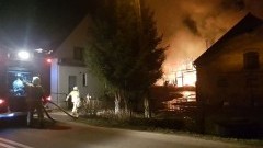 Spłonęła stodoła w Starym Mieście. Uratowano mienie warte 400 tys. zł.