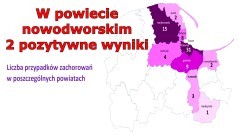 W powiecie nowodworskim druga osoba z pozytywnym wynikiem.