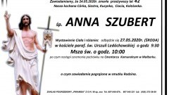 Zmarła Anna Szubert. Żyła 42 lata.