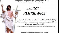 Zmarł Jerzy Renkiewicz. Żył 72 lata.