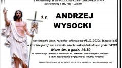 Zmarł Andrzej Wysocki. Żył 63 lata.