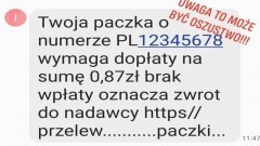 Dostałeś wiadomość SMS z prośbą o dopłatę do przesyłki? Uważaj, to może być oszustwo!