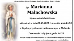 Odeszła Marianna Małachowska. Żyła 93 lata.