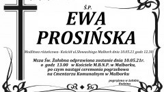 Zmarła Ewa Prosińska. Żyła 55 lat.