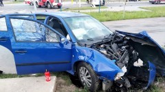 Malbork. Nie ustąpił pierwszeństwa i spowodował wypadek. Kierowcy w szpitalu.