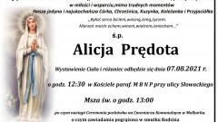 Zmarła Alicja Prędota. Żyła 26 lat.