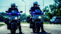 Nowy Dwór Gdański. Służba na motocyklu to nie tylko praca.