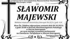 Zmarł Sławomir Majewski. Żył 61 lat.