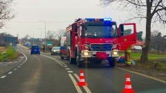 Wypadek w Nowej Wsi Malborskiej. Auto wypadło z drogi - 4.12.2021