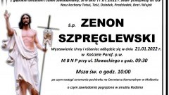 Zmarł Zenon Szpręglewski. Żył 89 lat.