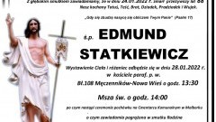 Zmarł Edmund Statkiewicz. Żył 88 lat.