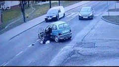 Nowy Dwór Gdański. Za spowodowanie groźnej kolizji mężczyzna dostał mandat 1,5 tys. zł.
