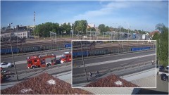 Malbork. Nie zachował ostrożności podczas jazdy hulajnogą. 77-latek trafił do szpitala. Zobacz nagranie wideo.