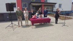 Uroczyste wręczenie kluczy do mieszkań MTBS przy ul. Czerskiego 19. Zobacz wideo - 20.05.2022 