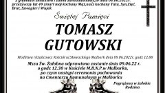 Zmarł Tomasz Gutowski. Żył 49 lat.