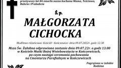 Zmarła Małgorzata Cichocka. Żyła 84 lata.