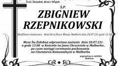 Zmarł Zbigniew Rzepnikowski. Żył 66 lat.