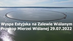 Budowa Wyspy Estyjskiej na Zalewie Wiślanym. Jakie postępy? [WIDEO] 