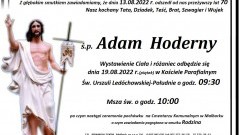 Zmarł Adam Hoderny. Były radny miał 70 lat.